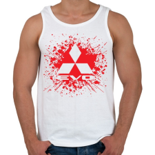 PRINTFASHION Mitsubishi Lancer Evo - Férfi atléta - Fehér atléta, trikó