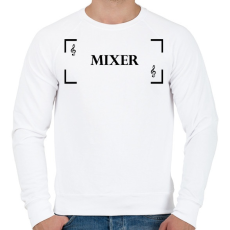 PRINTFASHION Mixer - Férfi pulóver - Fehér