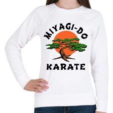 PRINTFASHION Miyagi-Do Karate - Női pulóver - Fehér női pulóver, kardigán