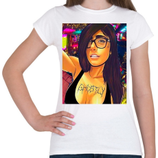 PRINTFASHION MK - Női póló - Fehér