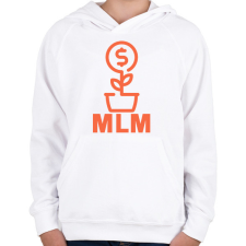 PRINTFASHION MLM - Gyerek kapucnis pulóver - Fehér gyerek pulóver, kardigán