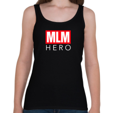 PRINTFASHION MLM HERO - Női atléta - Fekete női trikó