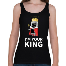 PRINTFASHION mobil - Női atléta - Fekete