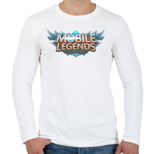 PRINTFASHION Mobile Legends - Férfi hosszú ujjú póló - Fehér férfi póló