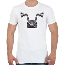 PRINTFASHION Moci - Férfi póló - Fehér férfi póló