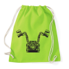 PRINTFASHION Moci - Sportzsák, Tornazsák - Limezöld