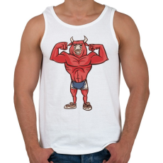 PRINTFASHION Modern Minotaurusz - Férfi atléta - Fehér