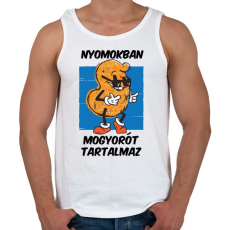 PRINTFASHION Mogyoró - Férfi atléta - Fehér