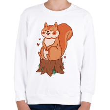PRINTFASHION Mókus - Gyerek pulóver - Fehér gyerek pulóver, kardigán