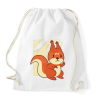PRINTFASHION Mókus - Sportzsák, Tornazsák - Fehér