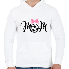 PRINTFASHION Mom - Férfi kapucnis pulóver - Fehér