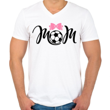 PRINTFASHION Mom - Férfi V-nyakú póló - Fehér férfi póló