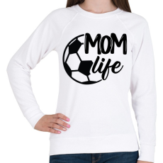 PRINTFASHION Mom life - Női pulóver - Fehér