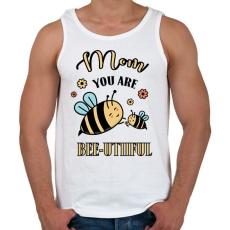 PRINTFASHION Mom you are bee-utiful - Férfi atléta - Fehér