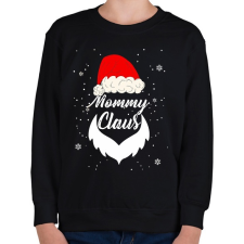 PRINTFASHION Mommy claus - Gyerek pulóver - Fekete gyerek pulóver, kardigán