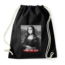 PRINTFASHION Mona Lisa 2020 - Sportzsák, Tornazsák - Fekete tornazsák