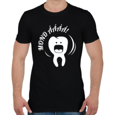 PRINTFASHION Mond ááá! - Férfi póló - Fekete