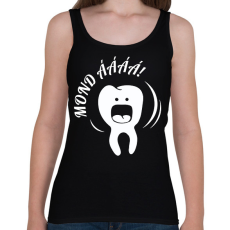 PRINTFASHION Mond ááá! - Női atléta - Fekete