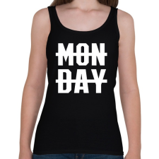 PRINTFASHION MONDAY - Női atléta - Fekete női trikó