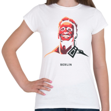 PRINTFASHION Money Heist - Berlin - Női póló - Fehér női póló