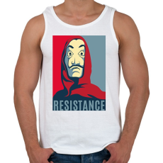 PRINTFASHION Money Heist - Férfi atléta - Fehér