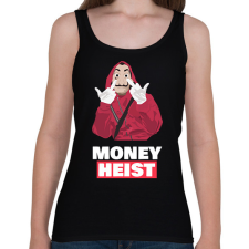 PRINTFASHION MONEY HEIST - Női atléta - Fekete női trikó