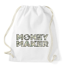 PRINTFASHION Money makeR - Sportzsák, Tornazsák - Fehér