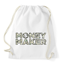 PRINTFASHION Money makeR - Sportzsák, Tornazsák - Fehér tornazsák