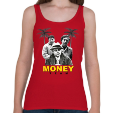 PRINTFASHION Money Team - Női atléta - Cseresznyepiros női trikó