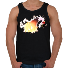 PRINTFASHION Monkey D. Luffy ütés - Férfi atléta - Fekete atléta, trikó