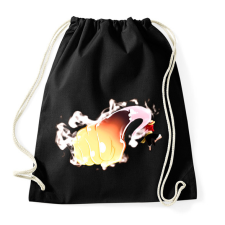 PRINTFASHION Monkey D. Luffy ütés - Sportzsák, Tornazsák - Fekete tornazsák