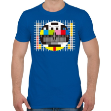 PRINTFASHION Monoscope 2 - Férfi póló - Királykék férfi póló