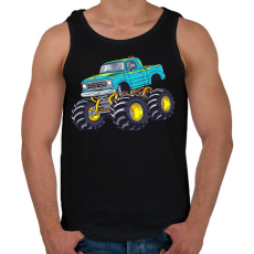 PRINTFASHION Monster  - Férfi atléta - Fekete