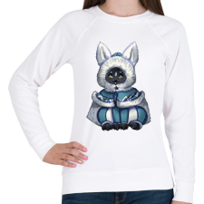PRINTFASHION Monster Hunter Palico - Női pulóver - Fehér női pulóver, kardigán