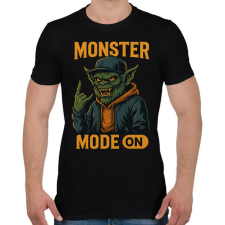PRINTFASHION monster mode on - Férfi póló - Fekete férfi póló