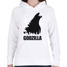 PRINTFASHION Monster - Női kapucnis pulóver - Fehér