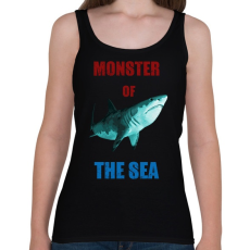 PRINTFASHION monster of the sea - Női atléta - Fekete