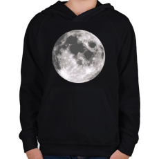 PRINTFASHION MOON - Gyerek kapucnis pulóver - Fekete
