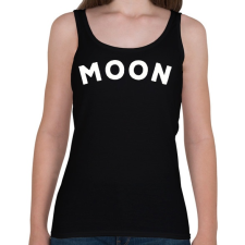 PRINTFASHION MOON - Női atléta - Fekete női trikó