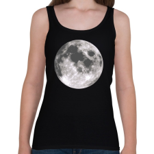PRINTFASHION MOON - Női atléta - Fekete női trikó