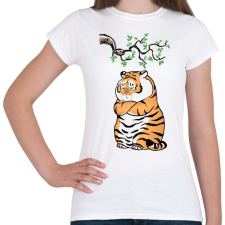 PRINTFASHION morcos tigris - Női póló - Fehér női póló