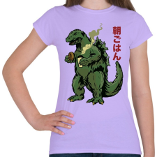 PRINTFASHION Morning Godzilla - Női póló - Viola női póló