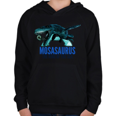 PRINTFASHION MOSASAURUS - Gyerek kapucnis pulóver - Fekete