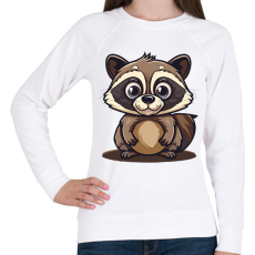 PRINTFASHION Mosó maci  - Női pulóver - Fehér