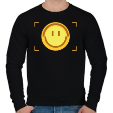 PRINTFASHION Mosoly keresés - Férfi pulóver - Fekete férfi pulóver, kardigán