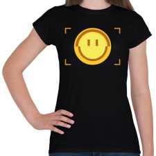 PRINTFASHION Mosoly keresés - Női póló - Fekete női póló