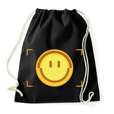 PRINTFASHION Mosoly keresés - Sportzsák, Tornazsák - Fekete tornazsák