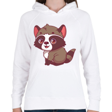 PRINTFASHION mosómaci - Női kapucnis pulóver - Fehér női pulóver, kardigán