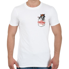 PRINTFASHION Mosómedve a zsebben - Férfi póló - Fehér