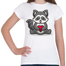 PRINTFASHION mosómedve - Női póló - Fehér női póló